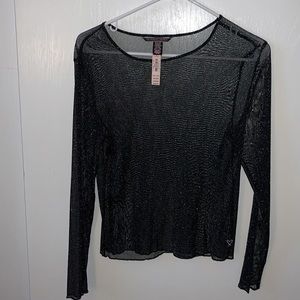 Sparkly see-through top